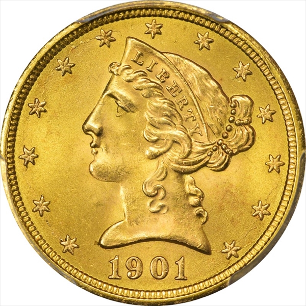 GFRC Open Set Registry - Winesteven 1866 - 1908 Gold Liberty G$5